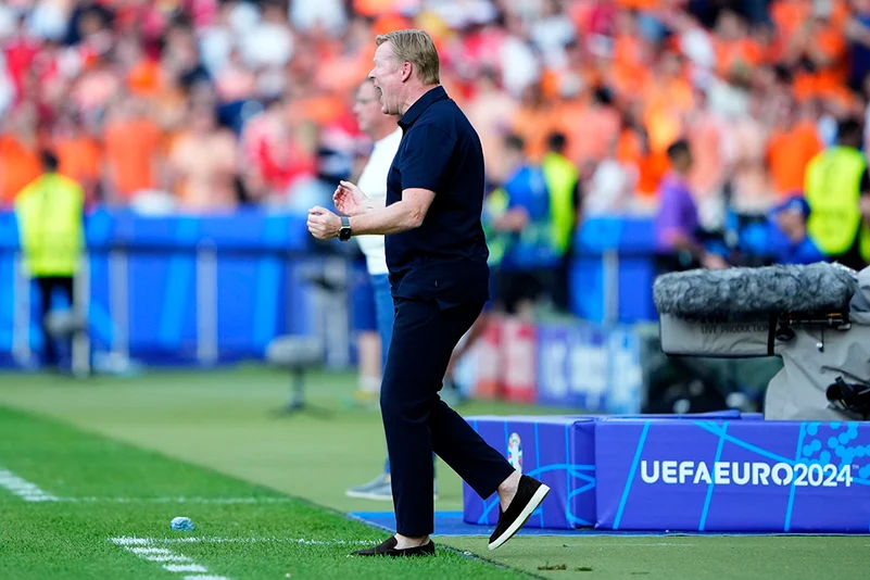 Netherlands head coach Ronald Koeman